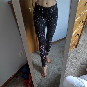 Lululemon Black Patterned Leggings